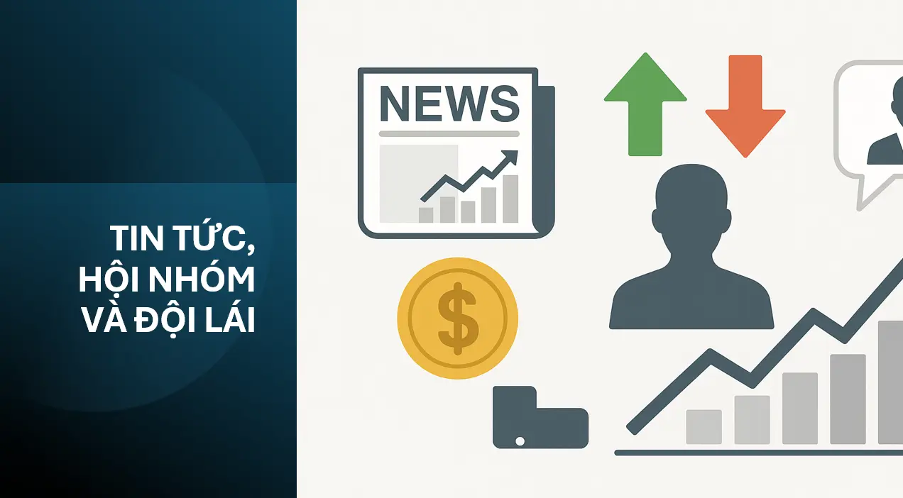 Đầu Tư Cho Người Mới: Tin Tức, Hội Nhóm, Đội Lái và Broker – Ai Đang Ảnh Hưởng Đến Túi Tiền Của Bạn?